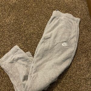 Nike mens Light Gray Joggers